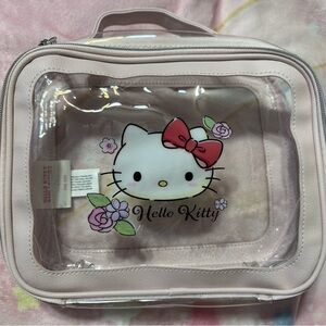 🆕 Nwot Hello Kitty Clear Cosmetic Bag